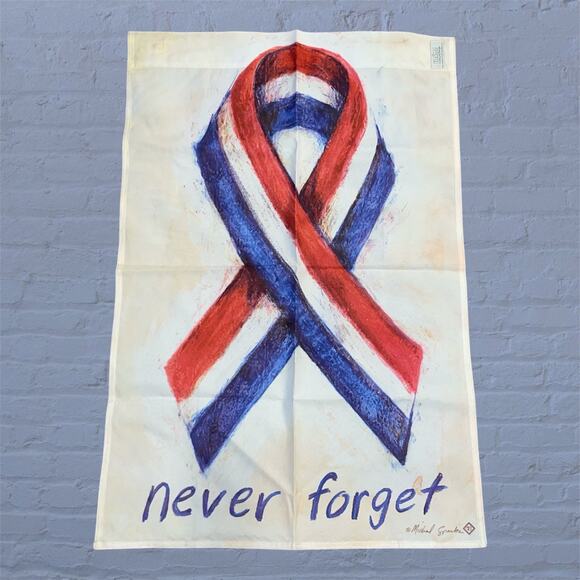 Toland 9/11 Never Forget Memorial Flag Red White Blue Yard House Banner USA 35" - Picture 12 of 12